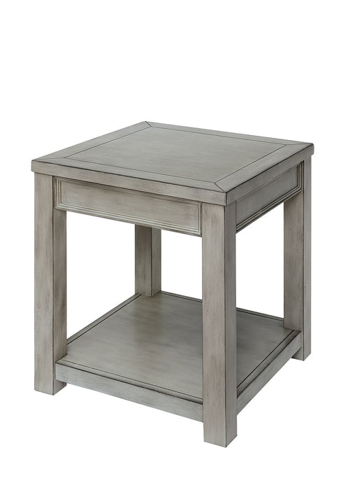Meadow Antique White End Table - Premium End Table from FOA East - Just $208.65! Shop now at Furniture Wholesale Plus  We are the best furniture store in Nashville, Hendersonville, Goodlettsville, Madison, Antioch, Mount Juliet, Lebanon, Gallatin, Springfield, Murfreesboro, Franklin, Brentwood