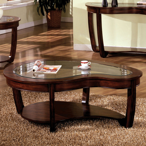 Crystal Falls Dark Cherry Coffee Table - Premium Coffee Table from FOA East - Just $444.60! Shop now at Furniture Wholesale Plus  We are the best furniture store in Nashville, Hendersonville, Goodlettsville, Madison, Antioch, Mount Juliet, Lebanon, Gallatin, Springfield, Murfreesboro, Franklin, Brentwood