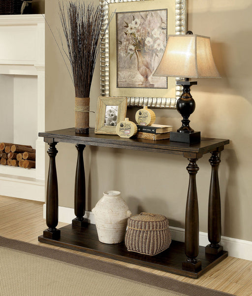 Luan Dark Walnut Sofa Table - Premium Sofa Table from FOA East - Just $395.85! Shop now at Furniture Wholesale Plus  We are the best furniture store in Nashville, Hendersonville, Goodlettsville, Madison, Antioch, Mount Juliet, Lebanon, Gallatin, Springfield, Murfreesboro, Franklin, Brentwood