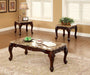 LECHESTER Dark Oak/Ivory 3 Pc. Coffee Table Set - Premium Table Set from FOA East - Just $559.65! Shop now at Furniture Wholesale Plus  We are the best furniture store in Nashville, Hendersonville, Goodlettsville, Madison, Antioch, Mount Juliet, Lebanon, Gallatin, Springfield, Murfreesboro, Franklin, Brentwood