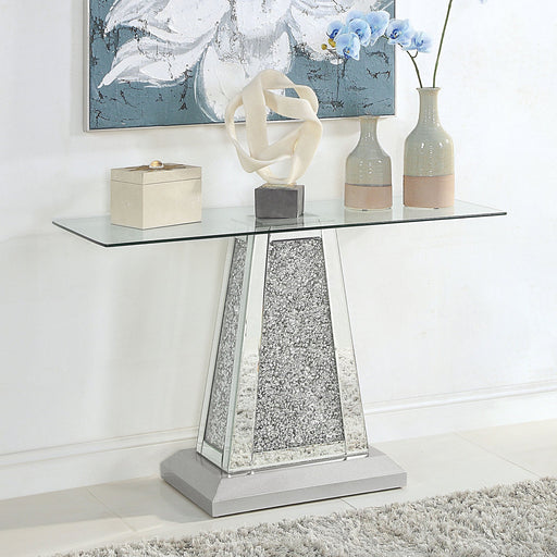 REGENSWIL Sofa Table, Silver - Premium Sofa from FOA East - Just $772.20! Shop now at Furniture Wholesale Plus  We are the best furniture store in Nashville, Hendersonville, Goodlettsville, Madison, Antioch, Mount Juliet, Lebanon, Gallatin, Springfield, Murfreesboro, Franklin, Brentwood