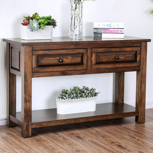 Annabel Walnut Sofa Table - Premium Sofa Table from FOA East - Just $466.05! Shop now at Furniture Wholesale Plus  We are the best furniture store in Nashville, Hendersonville, Goodlettsville, Madison, Antioch, Mount Juliet, Lebanon, Gallatin, Springfield, Murfreesboro, Franklin, Brentwood