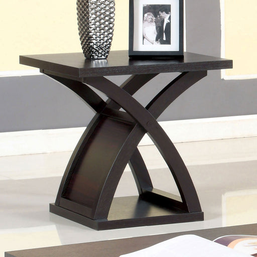 Arkley Espresso End Table - Premium End Table from FOA East - Just $185.25! Shop now at Furniture Wholesale Plus  We are the best furniture store in Nashville, Hendersonville, Goodlettsville, Madison, Antioch, Mount Juliet, Lebanon, Gallatin, Springfield, Murfreesboro, Franklin, Brentwood