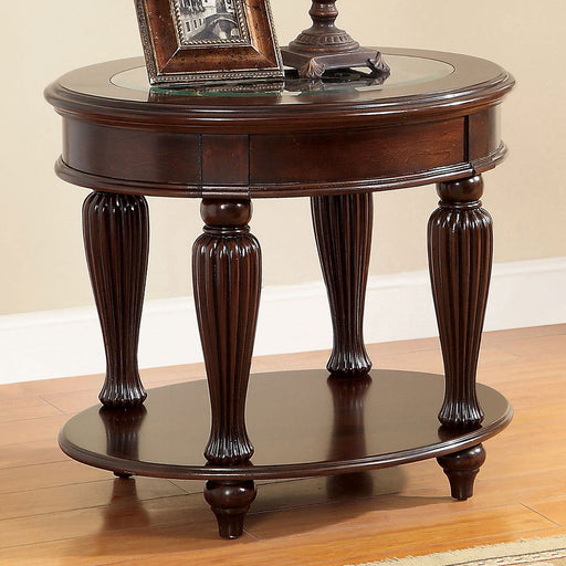 Centinel Dark Cherry End Table - Premium End Table from FOA East - Just $351! Shop now at Furniture Wholesale Plus  We are the best furniture store in Nashville, Hendersonville, Goodlettsville, Madison, Antioch, Mount Juliet, Lebanon, Gallatin, Springfield, Murfreesboro, Franklin, Brentwood