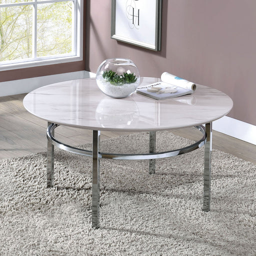 MARIAH Round Coffee Table - Premium Coffee Table from FOA East - Just $185.25! Shop now at Furniture Wholesale Plus  We are the best furniture store in Nashville, Hendersonville, Goodlettsville, Madison, Antioch, Mount Juliet, Lebanon, Gallatin, Springfield, Murfreesboro, Franklin, Brentwood