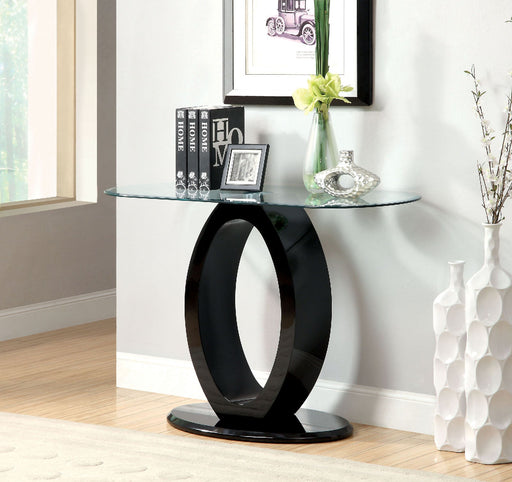 LODIA III Black Sofa Table, Black - Premium Sofa Table from FOA East - Just $395.85! Shop now at Furniture Wholesale Plus  We are the best furniture store in Nashville, Hendersonville, Goodlettsville, Madison, Antioch, Mount Juliet, Lebanon, Gallatin, Springfield, Murfreesboro, Franklin, Brentwood