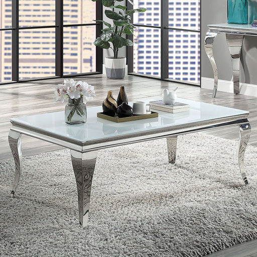WETZIKON Coffee Table, White - Premium Coffee Table from FOA East - Just $631.80! Shop now at Furniture Wholesale Plus  We are the best furniture store in Nashville, Hendersonville, Goodlettsville, Madison, Antioch, Mount Juliet, Lebanon, Gallatin, Springfield, Murfreesboro, Franklin, Brentwood