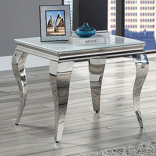 WETZIKON End Table, White - Premium End Table from FOA East - Just $374.40! Shop now at Furniture Wholesale Plus  We are the best furniture store in Nashville, Hendersonville, Goodlettsville, Madison, Antioch, Mount Juliet, Lebanon, Gallatin, Springfield, Murfreesboro, Franklin, Brentwood
