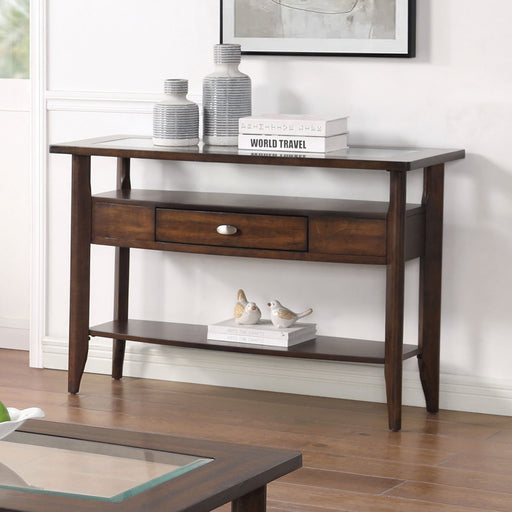 RIVERDALE Sofa Table, Dark Walnut - Premium Sofa from FOA East - Just $395.85! Shop now at Furniture Wholesale Plus  We are the best furniture store in Nashville, Hendersonville, Goodlettsville, Madison, Antioch, Mount Juliet, Lebanon, Gallatin, Springfield, Murfreesboro, Franklin, Brentwood