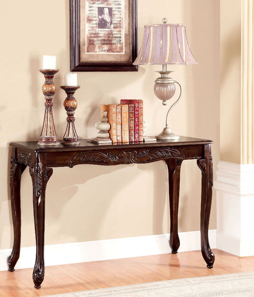 Cheshire Dark Cherry Sofa Table - Premium Sofa Table from FOA East - Just $257.40! Shop now at Furniture Wholesale Plus  We are the best furniture store in Nashville, Hendersonville, Goodlettsville, Madison, Antioch, Mount Juliet, Lebanon, Gallatin, Springfield, Murfreesboro, Franklin, Brentwood