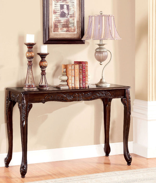 Cheshire Dark Cherry Sofa Table - Premium Sofa Table from FOA East - Just $257.40! Shop now at Furniture Wholesale Plus  We are the best furniture store in Nashville, Hendersonville, Goodlettsville, Madison, Antioch, Mount Juliet, Lebanon, Gallatin, Springfield, Murfreesboro, Franklin, Brentwood