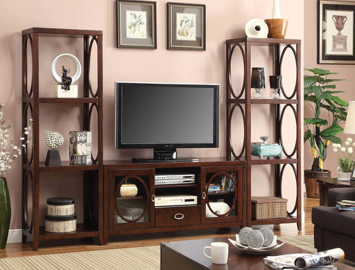 Melville Cherry TV Console + 2 Pier Cabinets - Premium TV Stand from FOA East - Just $1589.25! Shop now at Furniture Wholesale Plus  We are the best furniture store in Nashville, Hendersonville, Goodlettsville, Madison, Antioch, Mount Juliet, Lebanon, Gallatin, Springfield, Murfreesboro, Franklin, Brentwood