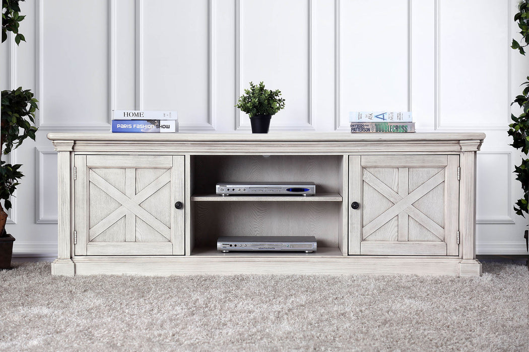Georgia Antique White 72" TV Stand - Premium TV Stand from FOA East - Just $559.65! Shop now at Furniture Wholesale Plus  We are the best furniture store in Nashville, Hendersonville, Goodlettsville, Madison, Antioch, Mount Juliet, Lebanon, Gallatin, Springfield, Murfreesboro, Franklin, Brentwood