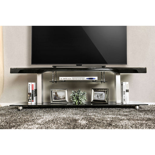 Dietrich Black 60" TV Console - Premium TV Stand from FOA East - Just $421.20! Shop now at Furniture Wholesale Plus  We are the best furniture store in Nashville, Hendersonville, Goodlettsville, Madison, Antioch, Mount Juliet, Lebanon, Gallatin, Springfield, Murfreesboro, Franklin, Brentwood