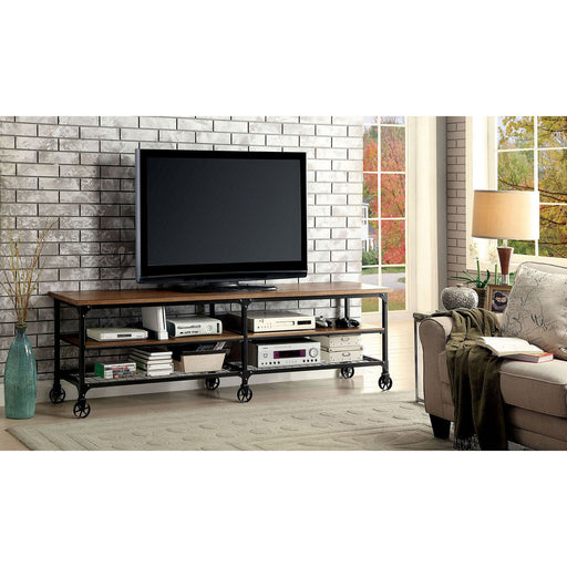 VENTURA II Medium Oak 72" TV Stand - Premium TV Stand from FOA East - Just $421.20! Shop now at Furniture Wholesale Plus  We are the best furniture store in Nashville, Hendersonville, Goodlettsville, Madison, Antioch, Mount Juliet, Lebanon, Gallatin, Springfield, Murfreesboro, Franklin, Brentwood