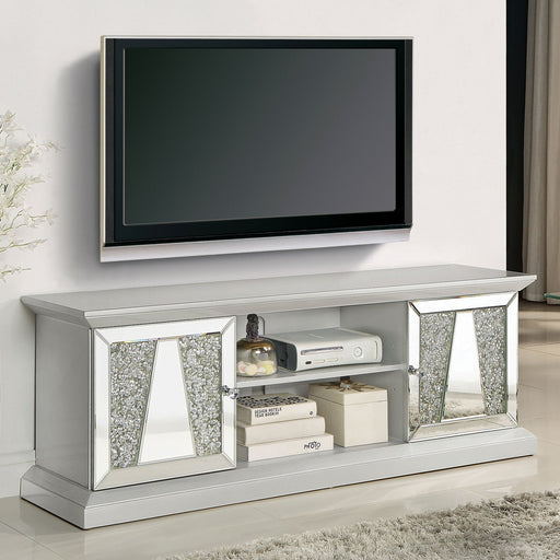REGENSBACH 60" TV Stand, Silver - Premium TV Stand from FOA East - Just $1078.35! Shop now at Furniture Wholesale Plus  We are the best furniture store in Nashville, Hendersonville, Goodlettsville, Madison, Antioch, Mount Juliet, Lebanon, Gallatin, Springfield, Murfreesboro, Franklin, Brentwood