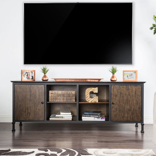 Broadland Medium Weathered Oak 72" TV Stand - Premium TV Stand from FOA East - Just $559.65! Shop now at Furniture Wholesale Plus  We are the best furniture store in Nashville, Hendersonville, Goodlettsville, Madison, Antioch, Mount Juliet, Lebanon, Gallatin, Springfield, Murfreesboro, Franklin, Brentwood