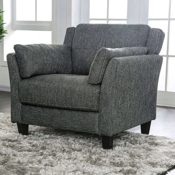 Yazmin Gray Chair - Premium Chair from FOA East - Just $351! Shop now at Furniture Wholesale Plus  We are the best furniture store in Nashville, Hendersonville, Goodlettsville, Madison, Antioch, Mount Juliet, Lebanon, Gallatin, Springfield, Murfreesboro, Franklin, Brentwood