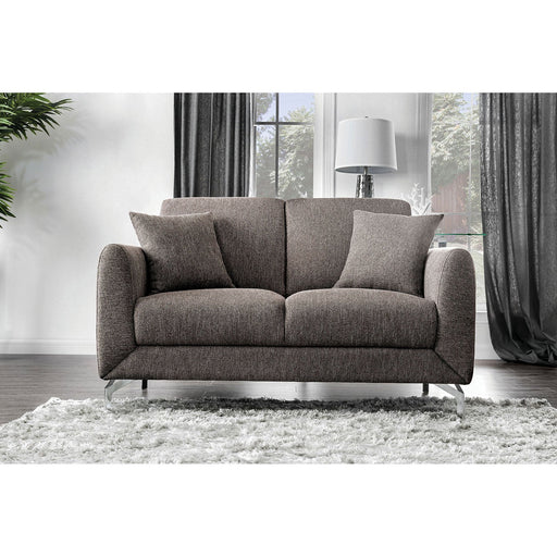 LAURITZ Loveseat, Brown - Premium Loveseat from FOA East - Just $491.40! Shop now at Furniture Wholesale Plus  We are the best furniture store in Nashville, Hendersonville, Goodlettsville, Madison, Antioch, Mount Juliet, Lebanon, Gallatin, Springfield, Murfreesboro, Franklin, Brentwood