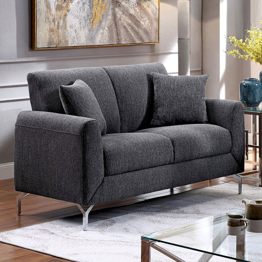 LAURITZ Loveseat, Gray - Premium Loveseat from FOA East - Just $491.40! Shop now at Furniture Wholesale Plus  We are the best furniture store in Nashville, Hendersonville, Goodlettsville, Madison, Antioch, Mount Juliet, Lebanon, Gallatin, Springfield, Murfreesboro, Franklin, Brentwood