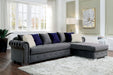 WILMINGTON Sectional, Gray - Premium Sectional from FOA East - Just $1922.70! Shop now at Furniture Wholesale Plus  We are the best furniture store in Nashville, Hendersonville, Goodlettsville, Madison, Antioch, Mount Juliet, Lebanon, Gallatin, Springfield, Murfreesboro, Franklin, Brentwood