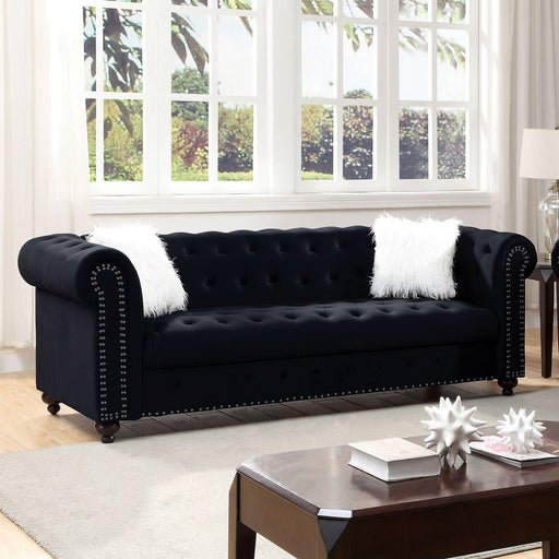 GIACOMO Sofa, Black - Premium Sofa from FOA East - Just $1078.35! Shop now at Furniture Wholesale Plus  We are the best furniture store in Nashville, Hendersonville, Goodlettsville, Madison, Antioch, Mount Juliet, Lebanon, Gallatin, Springfield, Murfreesboro, Franklin, Brentwood
