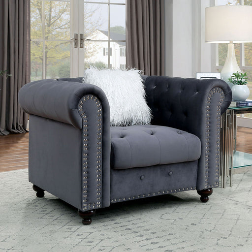 GIACOMO Chair, Gray - Premium Chair from FOA East - Just $540.15! Shop now at Furniture Wholesale Plus  We are the best furniture store in Nashville, Hendersonville, Goodlettsville, Madison, Antioch, Mount Juliet, Lebanon, Gallatin, Springfield, Murfreesboro, Franklin, Brentwood