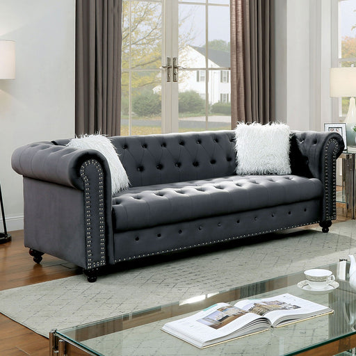 GIACOMO Sofa, Gray - Premium Sofa from FOA East - Just $1078.35! Shop now at Furniture Wholesale Plus  We are the best furniture store in Nashville, Hendersonville, Goodlettsville, Madison, Antioch, Mount Juliet, Lebanon, Gallatin, Springfield, Murfreesboro, Franklin, Brentwood