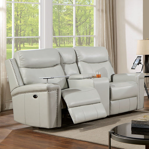 FLORINE Power Loveseat, Light Gray - Premium Loveseat from FOA East - Just $1478.10! Shop now at Furniture Wholesale Plus  We are the best furniture store in Nashville, Hendersonville, Goodlettsville, Madison, Antioch, Mount Juliet, Lebanon, Gallatin, Springfield, Murfreesboro, Franklin, Brentwood