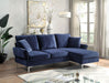 CIREBON Sectional, Navy - Premium Sectional from FOA East - Just $936! Shop now at Furniture Wholesale Plus  We are the best furniture store in Nashville, Hendersonville, Goodlettsville, Madison, Antioch, Mount Juliet, Lebanon, Gallatin, Springfield, Murfreesboro, Franklin, Brentwood