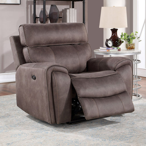 CLINT Power Glider Recliner, Brown - Premium Recliner from FOA East - Just $795.60! Shop now at Furniture Wholesale Plus  We are the best furniture store in Nashville, Hendersonville, Goodlettsville, Madison, Antioch, Mount Juliet, Lebanon, Gallatin, Springfield, Murfreesboro, Franklin, Brentwood