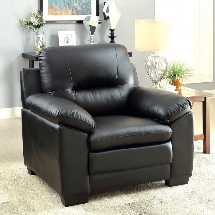 PARMA Black Single Chair, Black - Premium Chair from FOA East - Just $421.20! Shop now at Furniture Wholesale Plus  We are the best furniture store in Nashville, Hendersonville, Goodlettsville, Madison, Antioch, Mount Juliet, Lebanon, Gallatin, Springfield, Murfreesboro, Franklin, Brentwood
