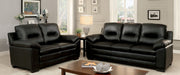PARMA Black Sofa + Love Seat - Premium Living Room Set from FOA East - Just $1405.95! Shop now at Furniture Wholesale Plus  We are the best furniture store in Nashville, Hendersonville, Goodlettsville, Madison, Antioch, Mount Juliet, Lebanon, Gallatin, Springfield, Murfreesboro, Franklin, Brentwood