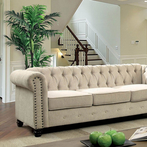 Winifred Ivory Sofa - Premium Sofa from FOA East - Just $748.80! Shop now at Furniture Wholesale Plus  We are the best furniture store in Nashville, Hendersonville, Goodlettsville, Madison, Antioch, Mount Juliet, Lebanon, Gallatin, Springfield, Murfreesboro, Franklin, Brentwood