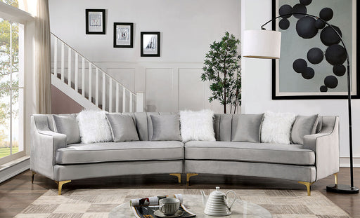 SELENA Sectional, Gray - Premium Sectional from FOA East - Just $2207.40! Shop now at Furniture Wholesale Plus  We are the best furniture store in Nashville, Hendersonville, Goodlettsville, Madison, Antioch, Mount Juliet, Lebanon, Gallatin, Springfield, Murfreesboro, Franklin, Brentwood