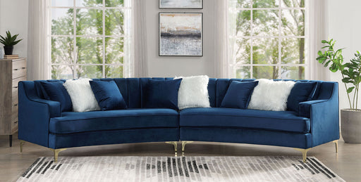 SELENA Sectional, Navy - Premium Sectional from FOA East - Just $2207.40! Shop now at Furniture Wholesale Plus  We are the best furniture store in Nashville, Hendersonville, Goodlettsville, Madison, Antioch, Mount Juliet, Lebanon, Gallatin, Springfield, Murfreesboro, Franklin, Brentwood