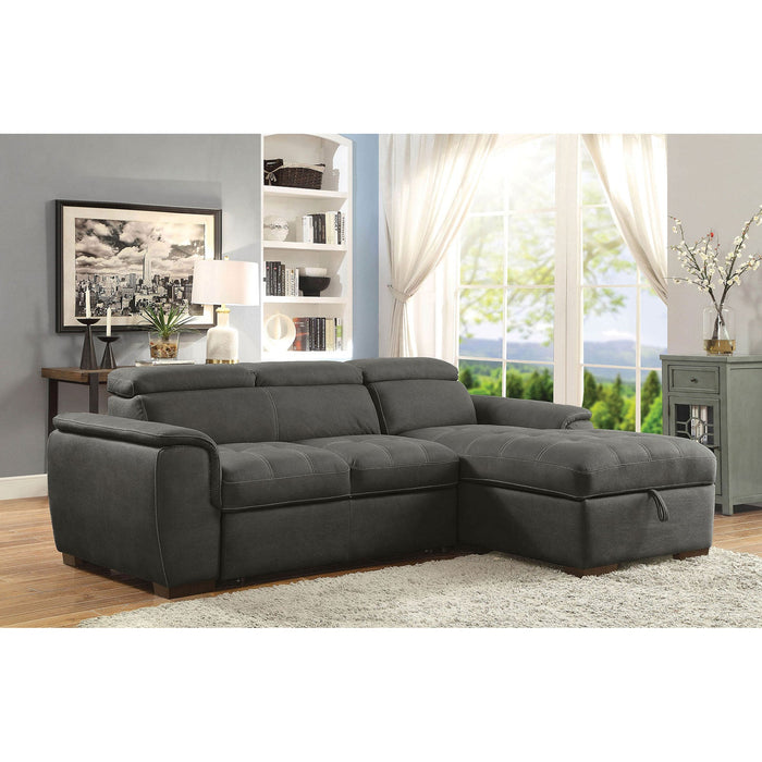Patty Graphite Sectional, Graphite - Premium Sectional from FOA East - Just $1641.90! Shop now at Furniture Wholesale Plus  We are the best furniture store in Nashville, Hendersonville, Goodlettsville, Madison, Antioch, Mount Juliet, Lebanon, Gallatin, Springfield, Murfreesboro, Franklin, Brentwood