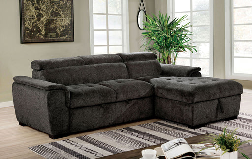 PATTY Sectional, Dark Gray - Premium Sectional from FOA East - Just $1641.90! Shop now at Furniture Wholesale Plus  We are the best furniture store in Nashville, Hendersonville, Goodlettsville, Madison, Antioch, Mount Juliet, Lebanon, Gallatin, Springfield, Murfreesboro, Franklin, Brentwood