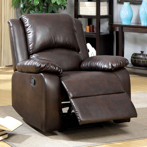 Oxford Rustic Dark Brown Recliner - Premium Recliner from FOA East - Just $514.80! Shop now at Furniture Wholesale Plus  We are the best furniture store in Nashville, Hendersonville, Goodlettsville, Madison, Antioch, Mount Juliet, Lebanon, Gallatin, Springfield, Murfreesboro, Franklin, Brentwood