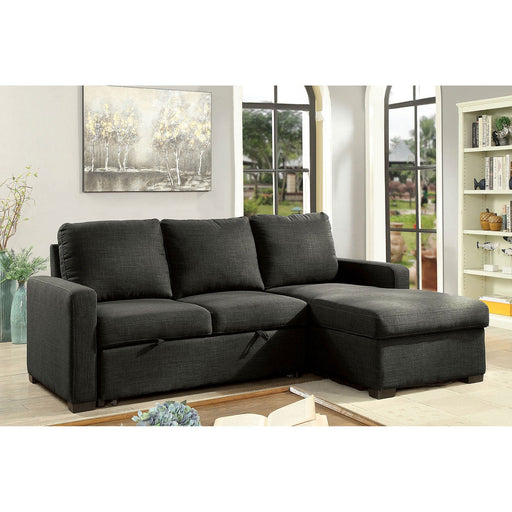 Arabella Dark Gray Sectional - Premium Sectional from FOA East - Just $1054.95! Shop now at Furniture Wholesale Plus  We are the best furniture store in Nashville, Hendersonville, Goodlettsville, Madison, Antioch, Mount Juliet, Lebanon, Gallatin, Springfield, Murfreesboro, Franklin, Brentwood