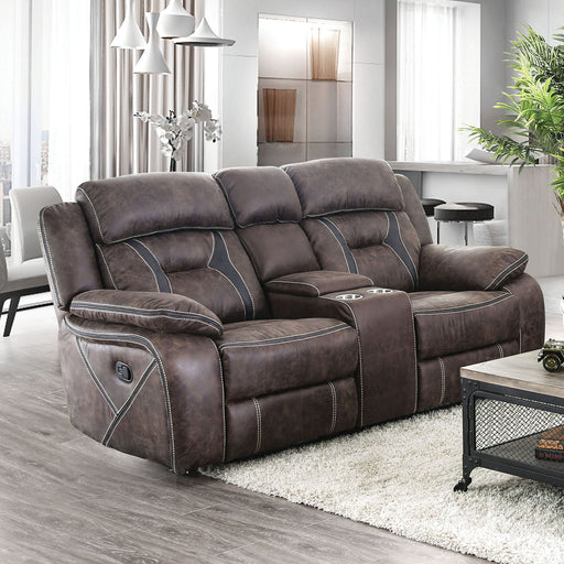 Flint Brown Love Seat - Premium Loveseat from FOA East - Just $1078.35! Shop now at Furniture Wholesale Plus  We are the best furniture store in Nashville, Hendersonville, Goodlettsville, Madison, Antioch, Mount Juliet, Lebanon, Gallatin, Springfield, Murfreesboro, Franklin, Brentwood