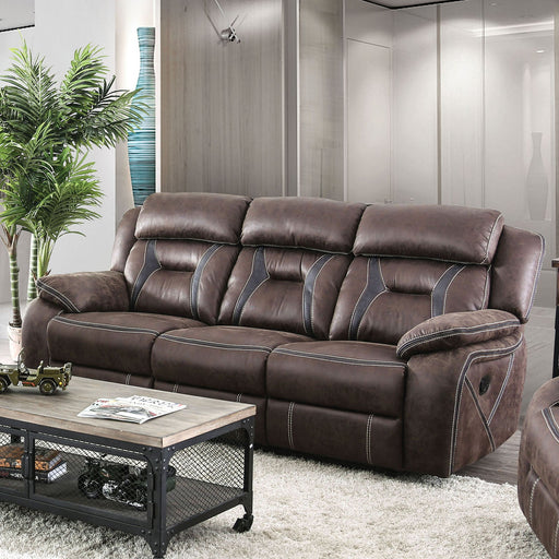 Flint Brown Sofa - Premium Sofa from FOA East - Just $1216.80! Shop now at Furniture Wholesale Plus  We are the best furniture store in Nashville, Hendersonville, Goodlettsville, Madison, Antioch, Mount Juliet, Lebanon, Gallatin, Springfield, Murfreesboro, Franklin, Brentwood