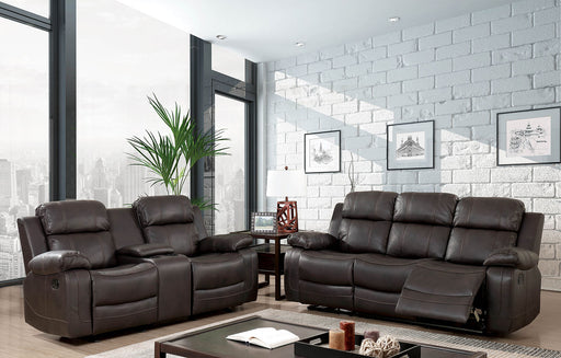 Pondera Brown Sofa + Love Seat - Premium Living Room Set from FOA East - Just $2299.05! Shop now at Furniture Wholesale Plus  We are the best furniture store in Nashville, Hendersonville, Goodlettsville, Madison, Antioch, Mount Juliet, Lebanon, Gallatin, Springfield, Murfreesboro, Franklin, Brentwood