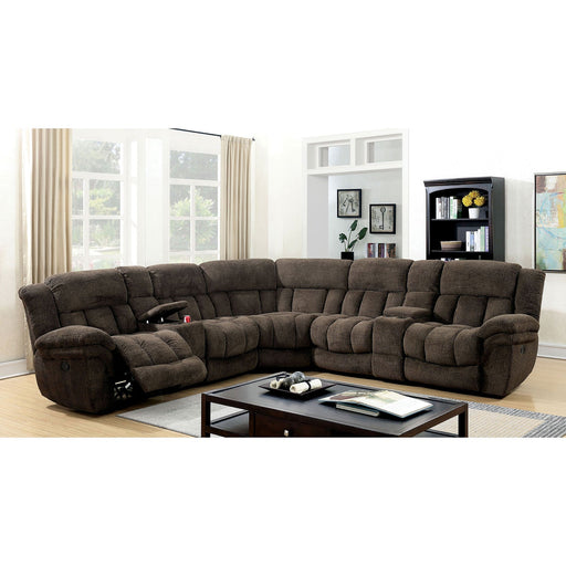 Irene Brown Sectional - Premium Sectional from FOA East - Just $2817.75! Shop now at Furniture Wholesale Plus  We are the best furniture store in Nashville, Hendersonville, Goodlettsville, Madison, Antioch, Mount Juliet, Lebanon, Gallatin, Springfield, Murfreesboro, Franklin, Brentwood