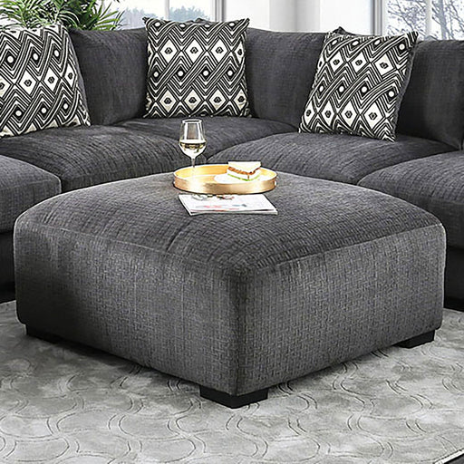 Kaylee Gray Ottoman - Premium Ottoman from FOA East - Just $368.55! Shop now at Furniture Wholesale Plus  We are the best furniture store in Nashville, Hendersonville, Goodlettsville, Madison, Antioch, Mount Juliet, Lebanon, Gallatin, Springfield, Murfreesboro, Franklin, Brentwood
