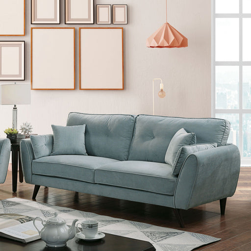 Phillipa Light Teal Sofa - Premium Sofa from FOA East - Just $795.60! Shop now at Furniture Wholesale Plus  We are the best furniture store in Nashville, Hendersonville, Goodlettsville, Madison, Antioch, Mount Juliet, Lebanon, Gallatin, Springfield, Murfreesboro, Franklin, Brentwood