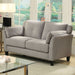 YSABEL Warm Gray Love Seat, Warm Gray (K/D) - Premium Loveseat from FOA East - Just $421.20! Shop now at Furniture Wholesale Plus  We are the best furniture store in Nashville, Hendersonville, Goodlettsville, Madison, Antioch, Mount Juliet, Lebanon, Gallatin, Springfield, Murfreesboro, Franklin, Brentwood