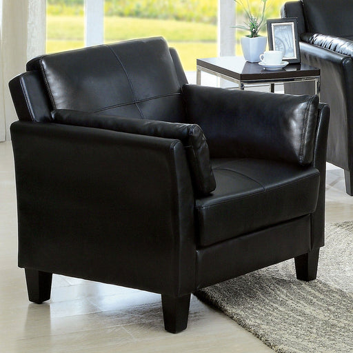 Pierre Black Chair, Black (K/D) - Premium Chair from FOA East - Just $304.20! Shop now at Furniture Wholesale Plus  We are the best furniture store in Nashville, Hendersonville, Goodlettsville, Madison, Antioch, Mount Juliet, Lebanon, Gallatin, Springfield, Murfreesboro, Franklin, Brentwood