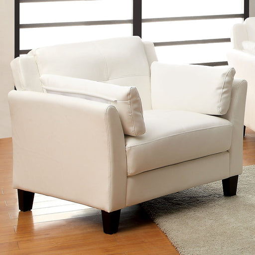 Pierre White Chair, White (K/D) - Premium Chair from FOA East - Just $304.20! Shop now at Furniture Wholesale Plus  We are the best furniture store in Nashville, Hendersonville, Goodlettsville, Madison, Antioch, Mount Juliet, Lebanon, Gallatin, Springfield, Murfreesboro, Franklin, Brentwood