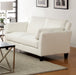 Pierre White Love Seat, White (K/D) - Premium Loveseat from FOA East - Just $395.85! Shop now at Furniture Wholesale Plus  We are the best furniture store in Nashville, Hendersonville, Goodlettsville, Madison, Antioch, Mount Juliet, Lebanon, Gallatin, Springfield, Murfreesboro, Franklin, Brentwood